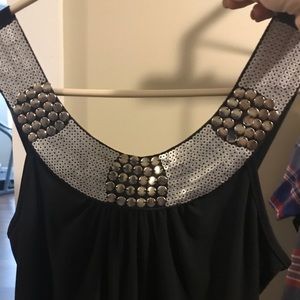 Sequin tank top
